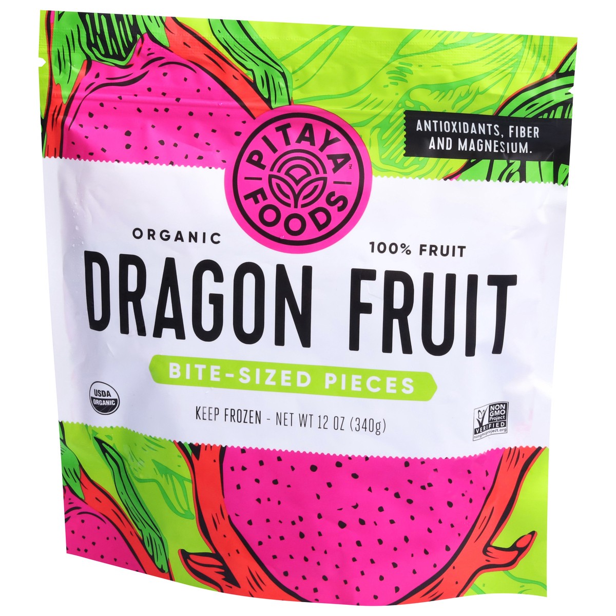 slide 9 of 14, Pitaya Foods Organic Dragon Fruit Snack-Sized Pieces 12 oz, 12 oz
