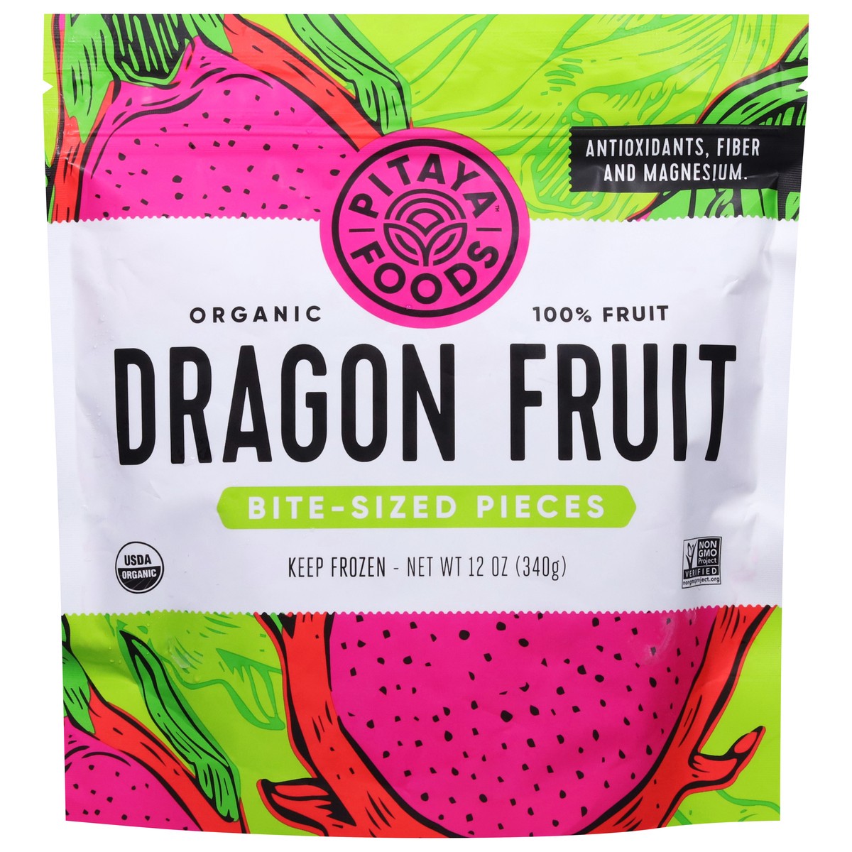 slide 7 of 14, Pitaya Foods Organic Dragon Fruit Snack-Sized Pieces 12 oz, 12 oz