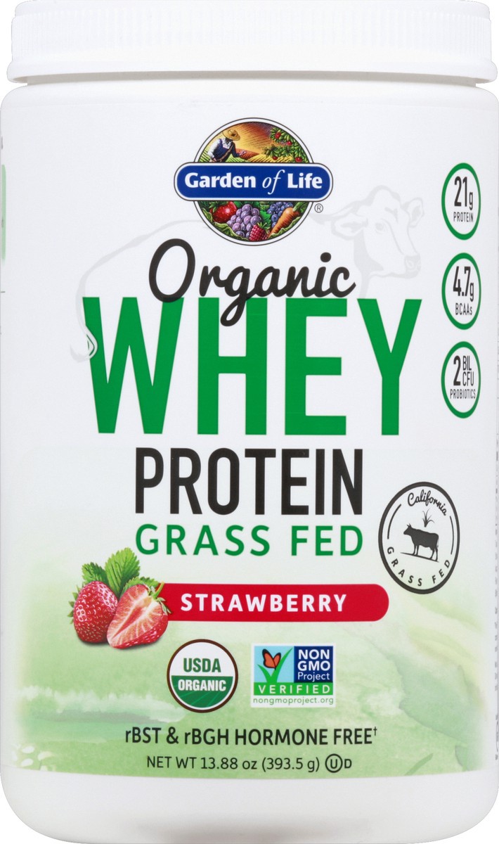 slide 1 of 2, Garden of Life Whey Protein 13.88 oz, 13.88 oz