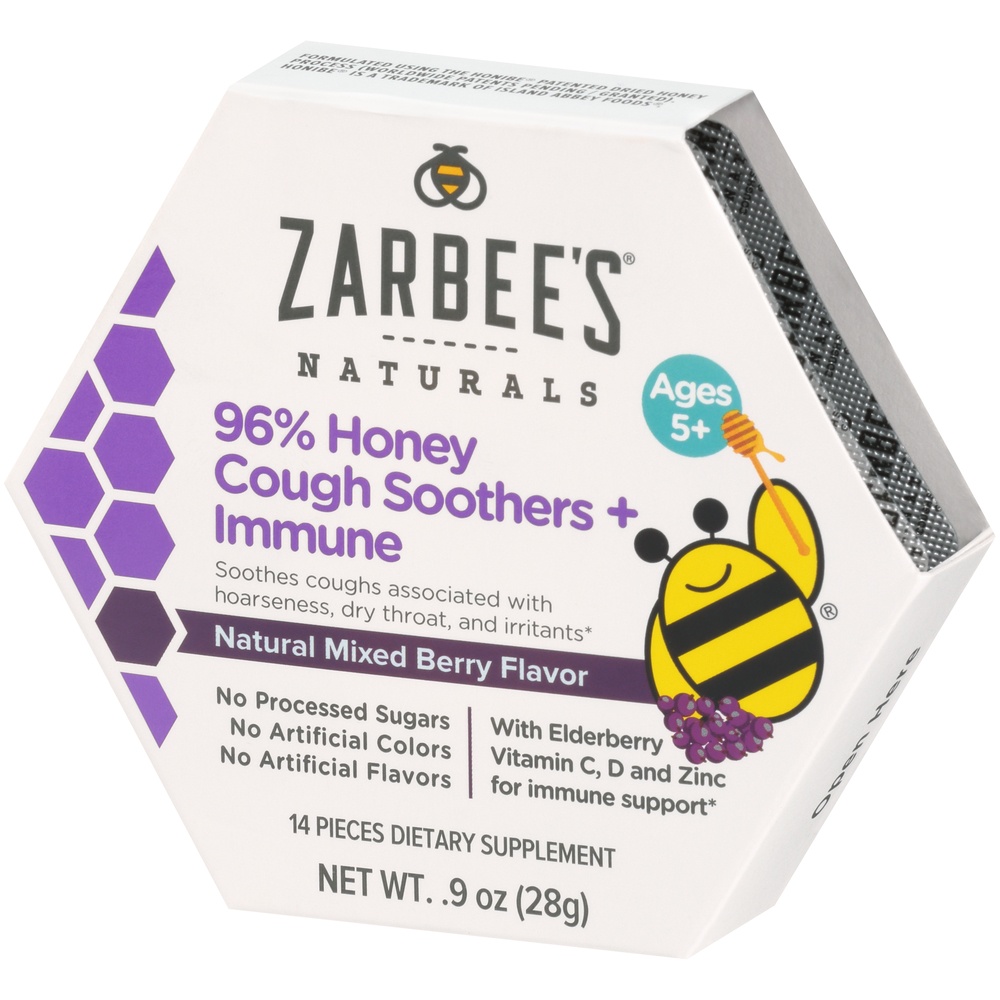 slide 3 of 7, Zarbee's Naturals Cough Soothers, 0.9 oz