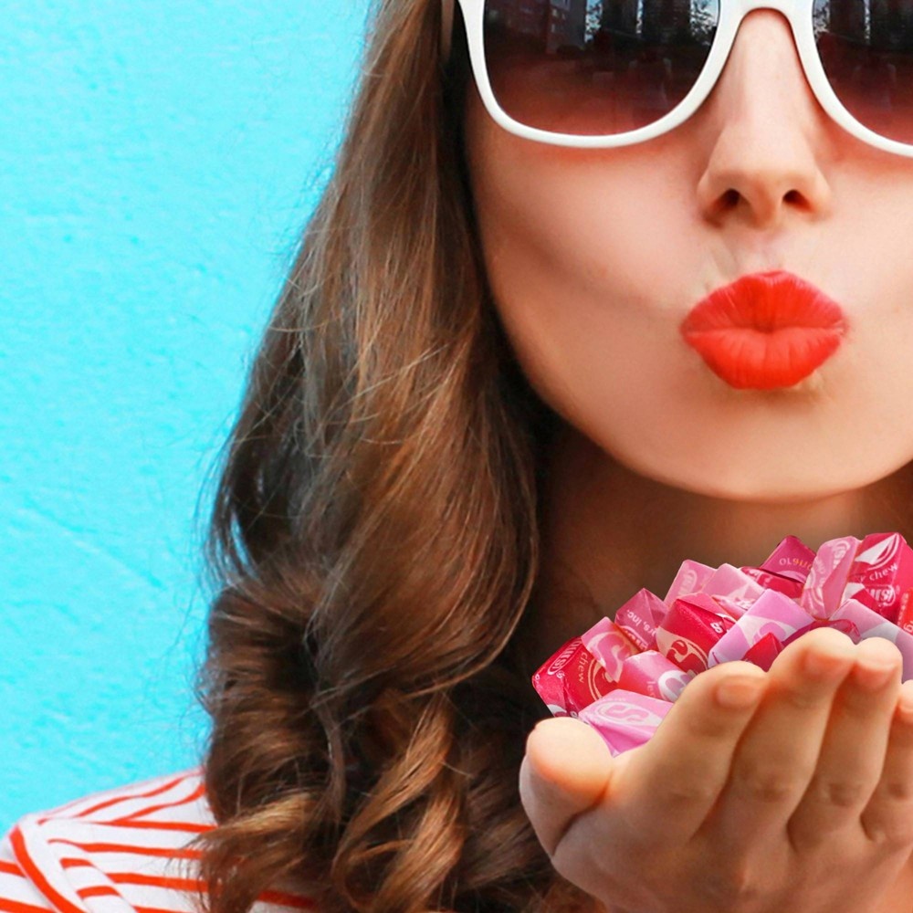 slide 5 of 5, Starburst FaveReds Fruit Chews Chewy Candy Sharing Size, 15.6 oz