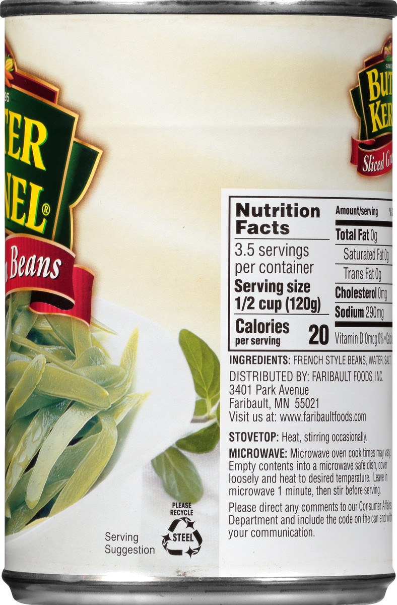 slide 12 of 12, Butter Kernel French Green Beans, 14.5 oz