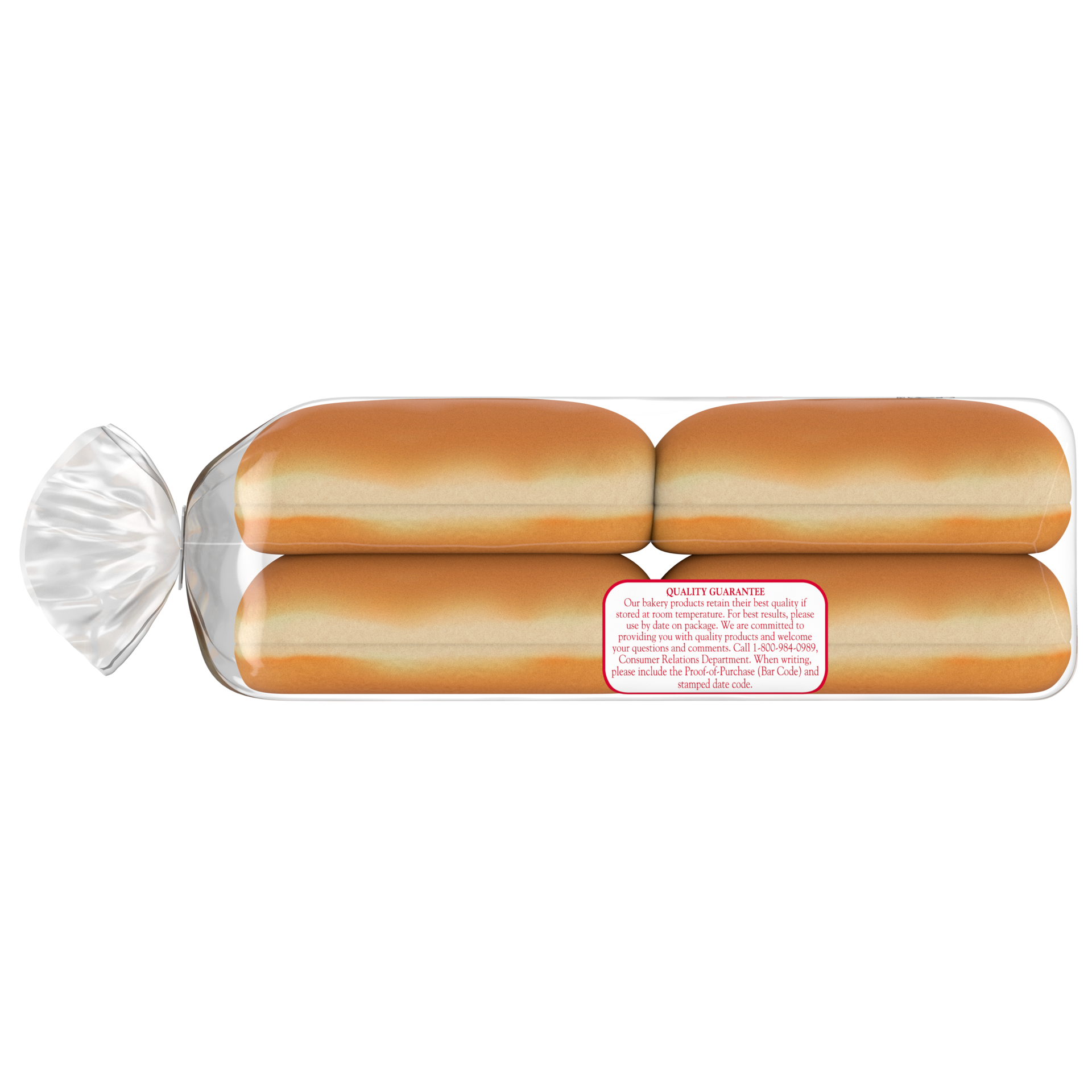 slide 4 of 5, Rainbo White Hot Dog Buns, 24 count, 33 oz, 24 ct