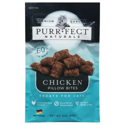Purrfect Naturals Pillow Bites Chicken Treats for Cats 3 oz