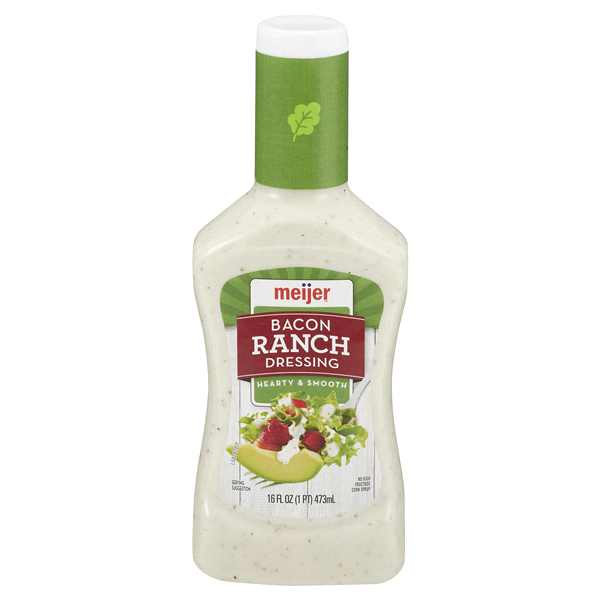 slide 1 of 1, Meijer Bacon Ranch Dressing, 16 oz