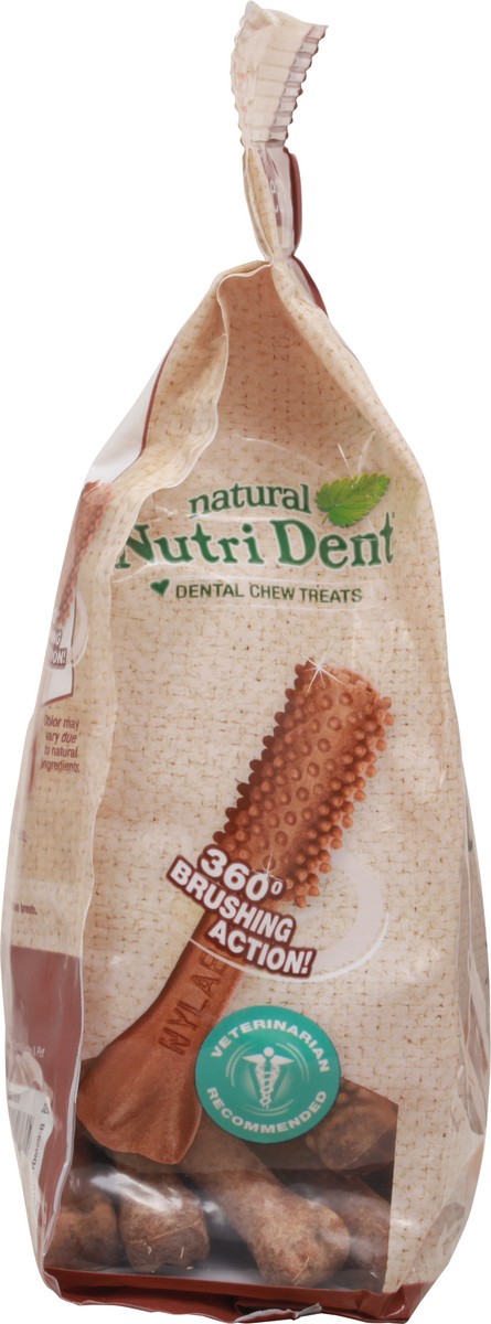 slide 9 of 9, Nylabone Nutri Dent Filet Mignon Dog Dental Chews Small - 10 lbs. to 15 Ibs.(28 Count), 28 ct