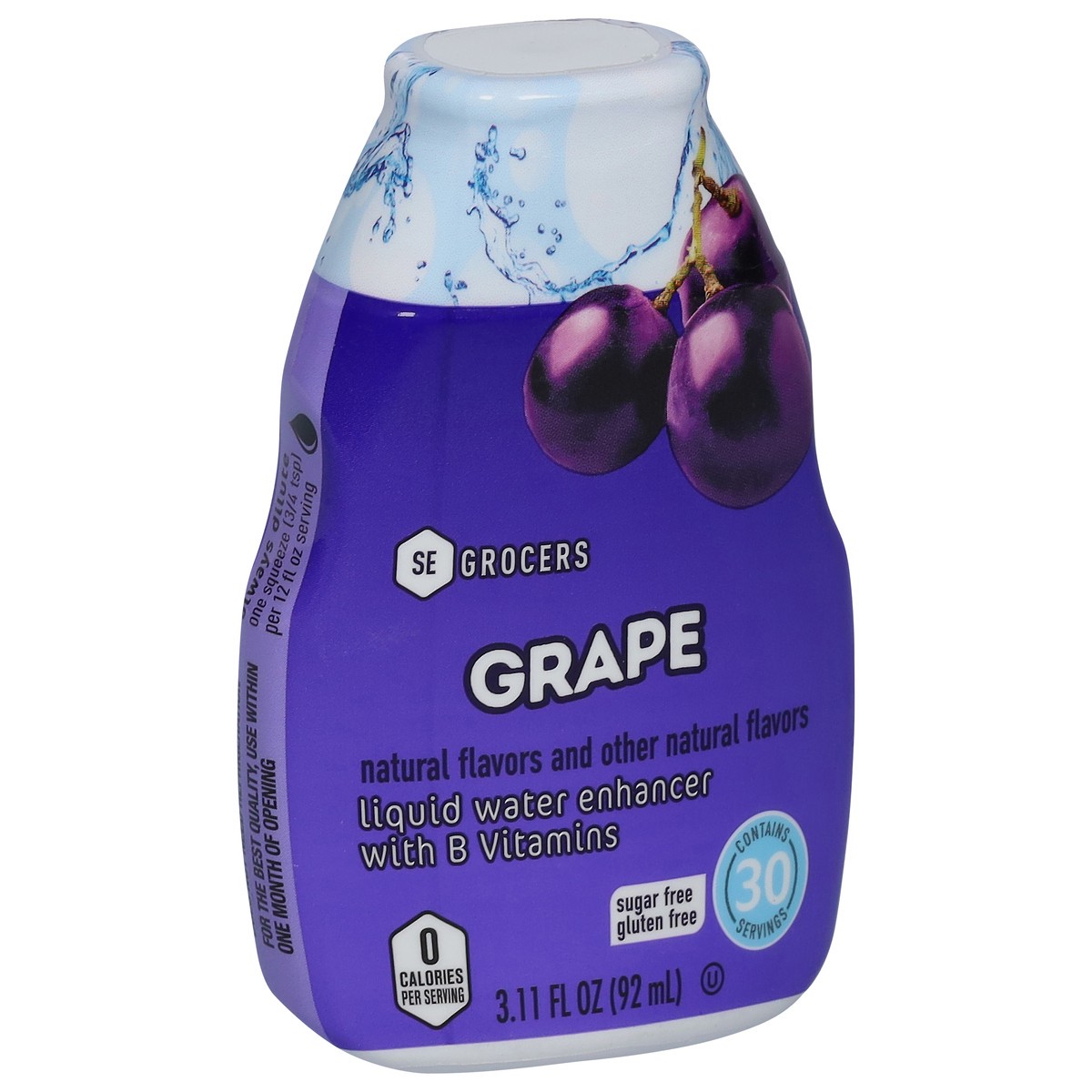 slide 7 of 11, Se Grocers Grape Lqd Wtr Flvr - 3.1 oz, 3.1 oz