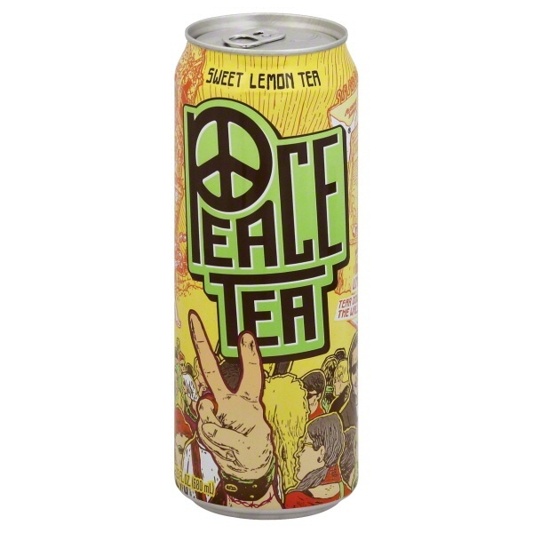 slide 1 of 1, Peace Tea Tea, Sweet Lemon - 23 oz, 23 oz