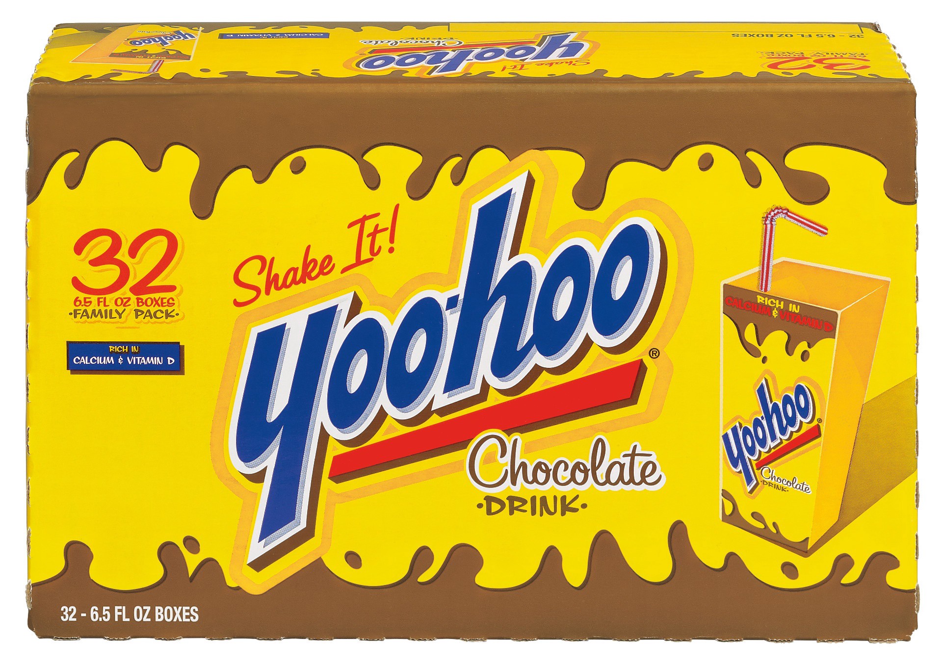 slide 1 of 9, Yoo-hoo Chocolate Drink- 32 ct, 32 ct