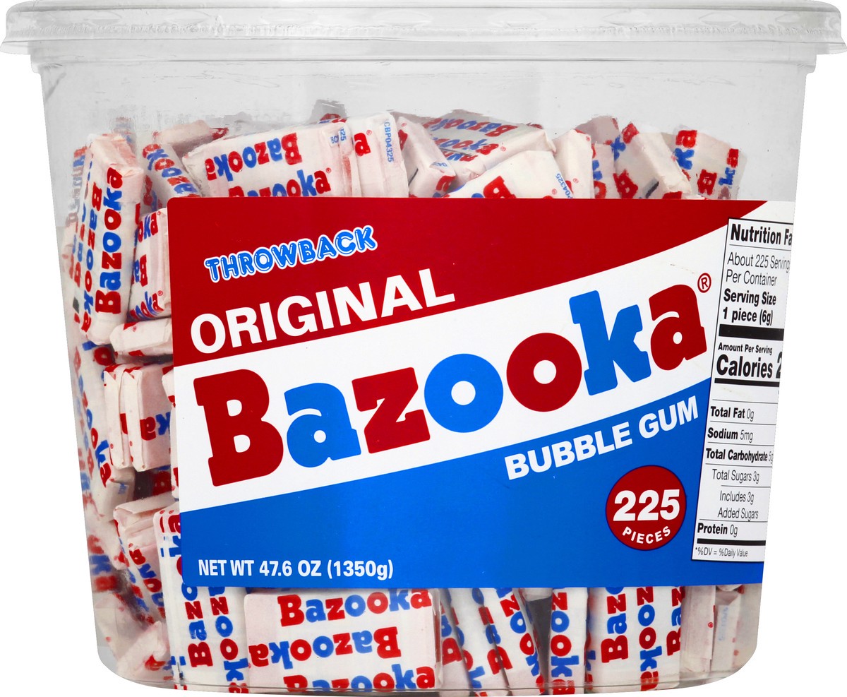 slide 6 of 11, Bazooka Bubble Gum 225 ea, 225 ct