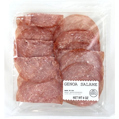 slide 1 of 1, Daniele Sliced Genoa Salame, 4 oz