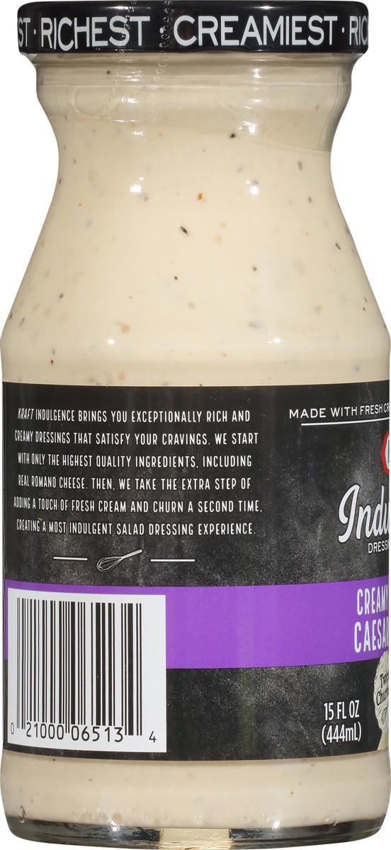 slide 3 of 13, Kraft Indulgence Creamy Caesar Dressing 15 fl oz Bottle, 15 fl oz