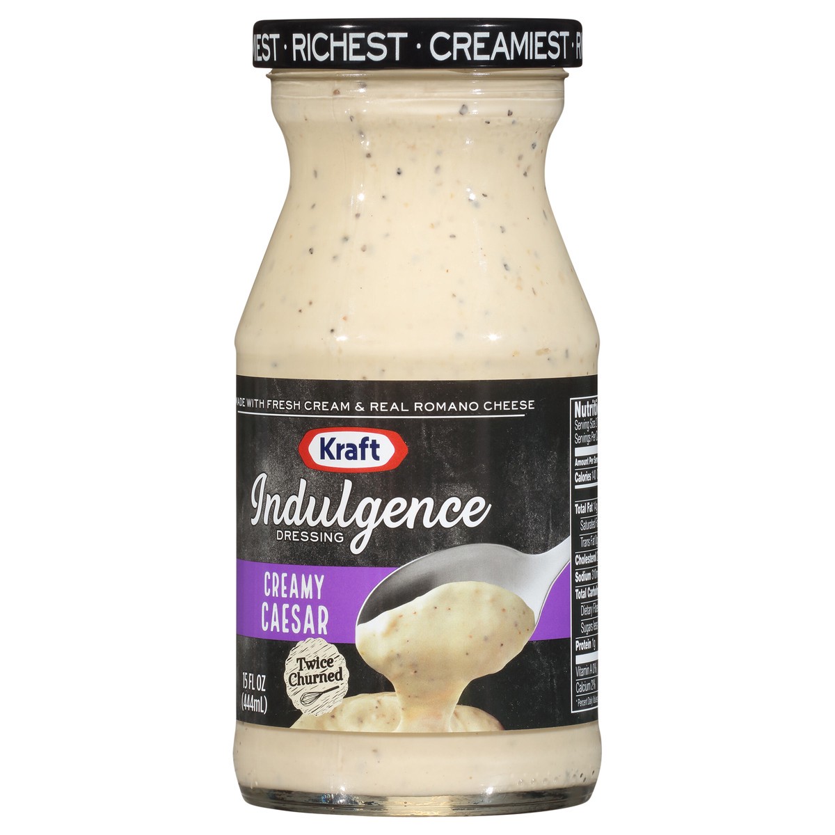 slide 12 of 13, Kraft Indulgence Creamy Caesar Dressing 15 fl oz Bottle, 15 fl oz