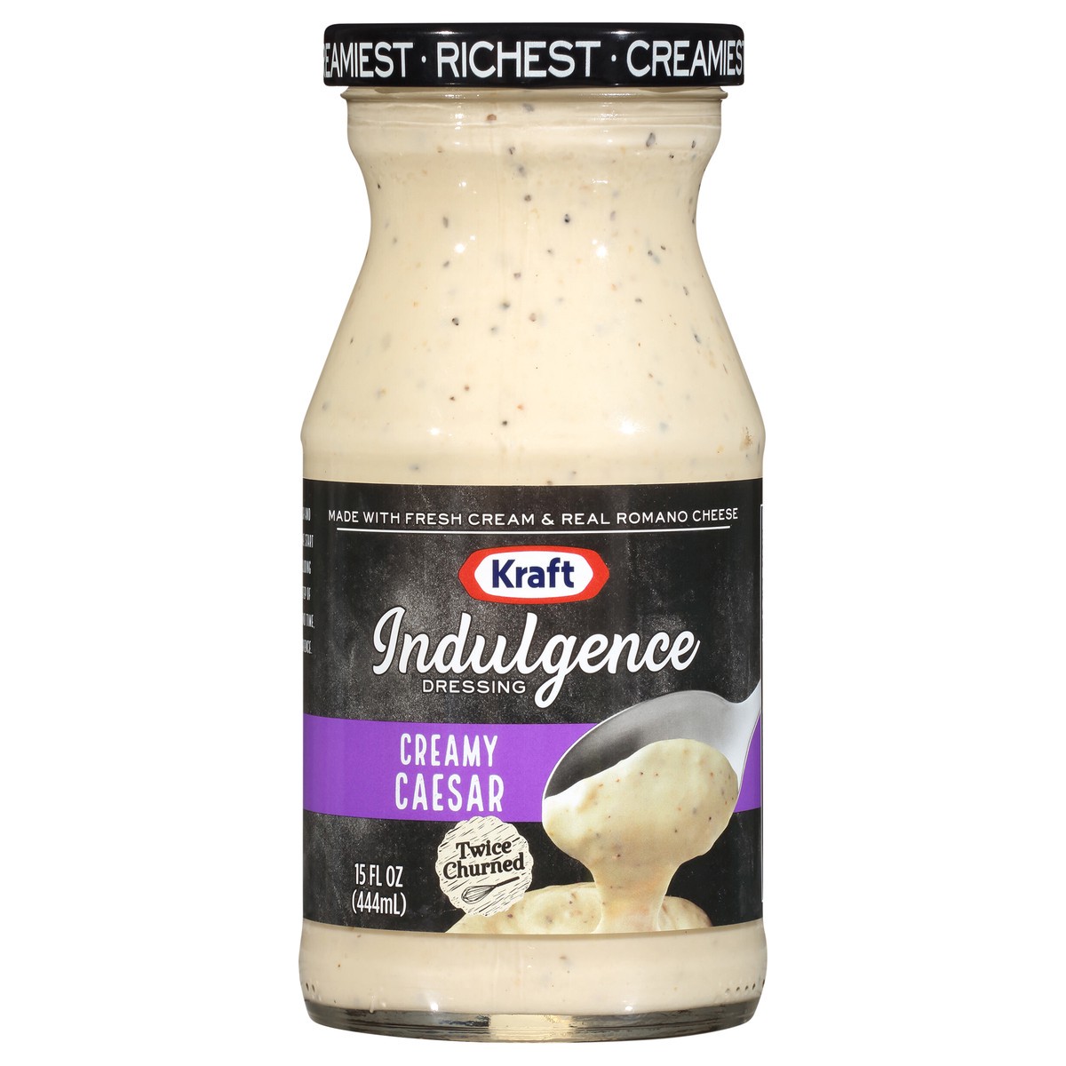 slide 4 of 13, Kraft Indulgence Creamy Caesar Dressing 15 fl oz Bottle, 15 fl oz