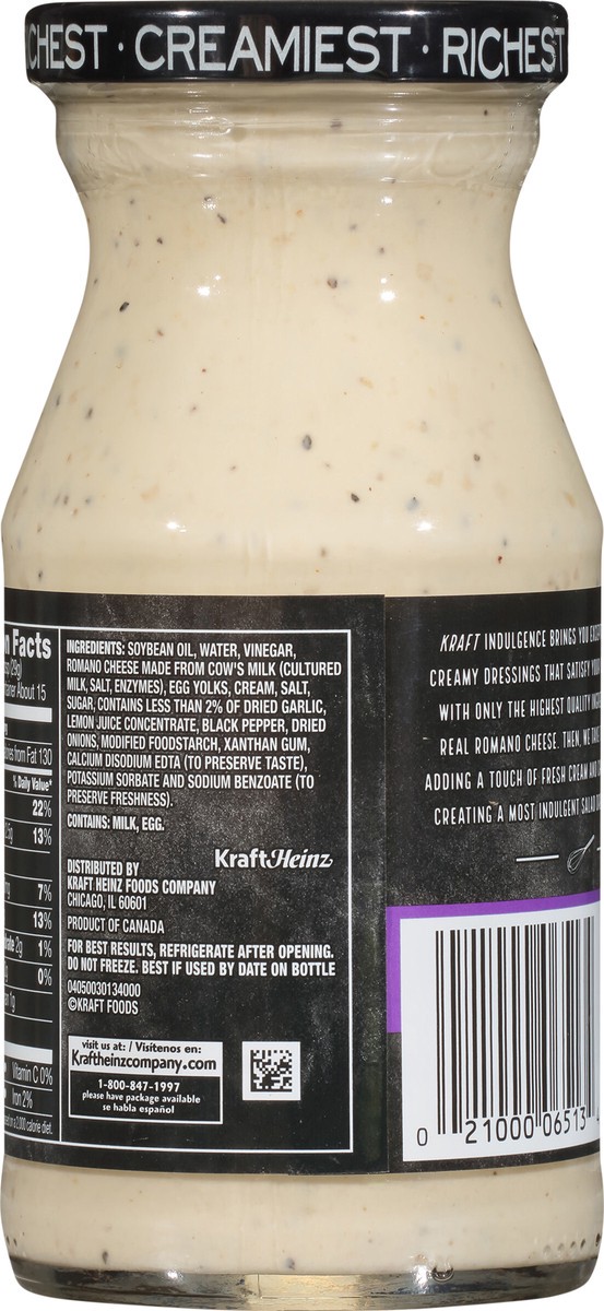 slide 7 of 13, Kraft Indulgence Creamy Caesar Dressing 15 fl oz Bottle, 15 fl oz