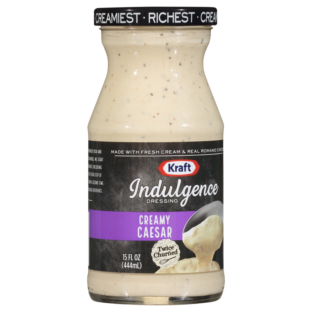 slide 9 of 13, Kraft Indulgence Creamy Caesar Dressing 15 fl oz Bottle, 15 fl oz