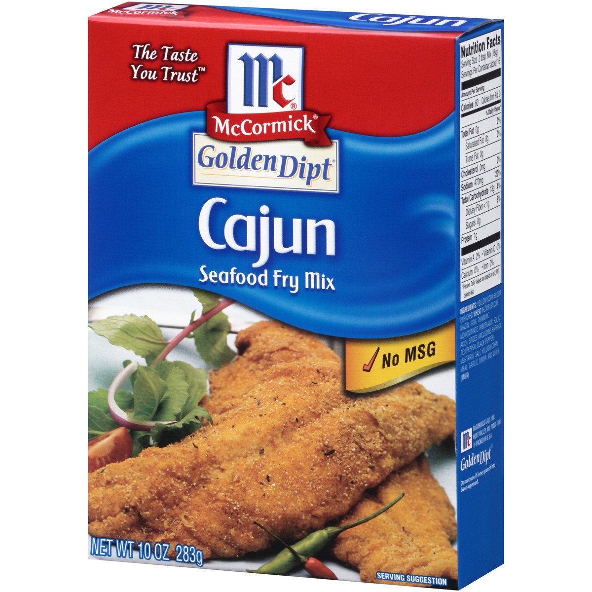 slide 3 of 9, McCormick Golden Dipt Fry Mix - Cajun, 10 oz