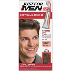Just for Men Autostop Comb-In A-35 Medium Brown Hair Color