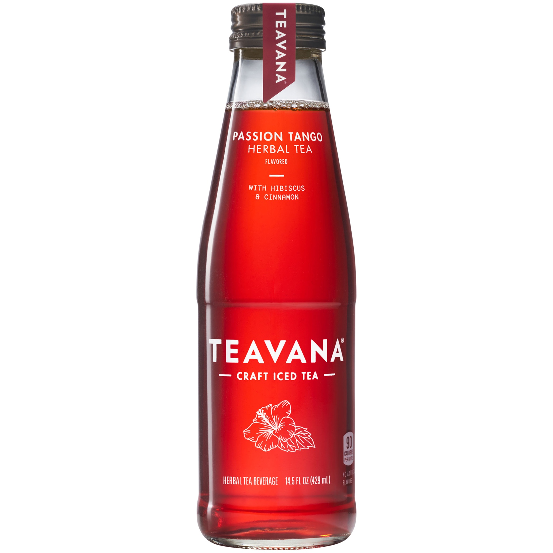 slide 1 of 2, Teavana Craft Iced Tea, Caffeine-Free Passion Tango Herbal Tea, 14.5 oz