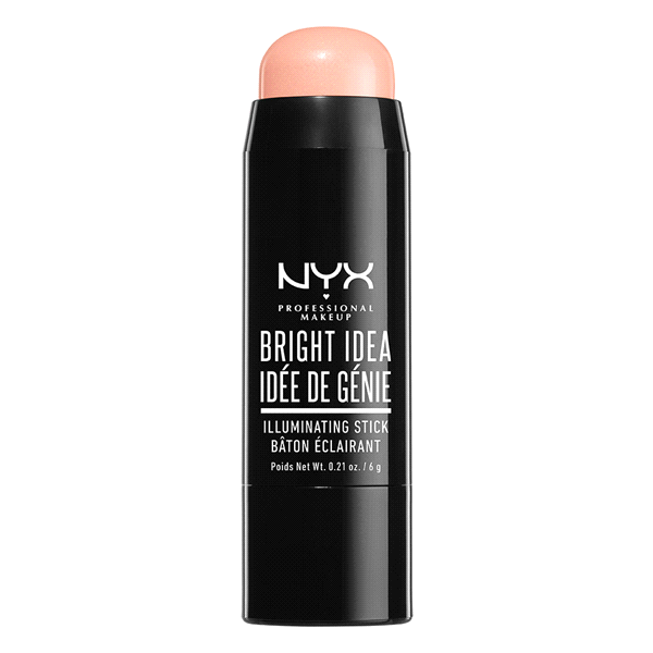 slide 1 of 3, NYX Professional Makeup Bright Idea Illuminating Stick Pearl Pink Lace, 0.21 oz