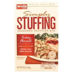 Weis Quality Turkey Flavored Simply Stuffing Seasoned Stuffing Mix