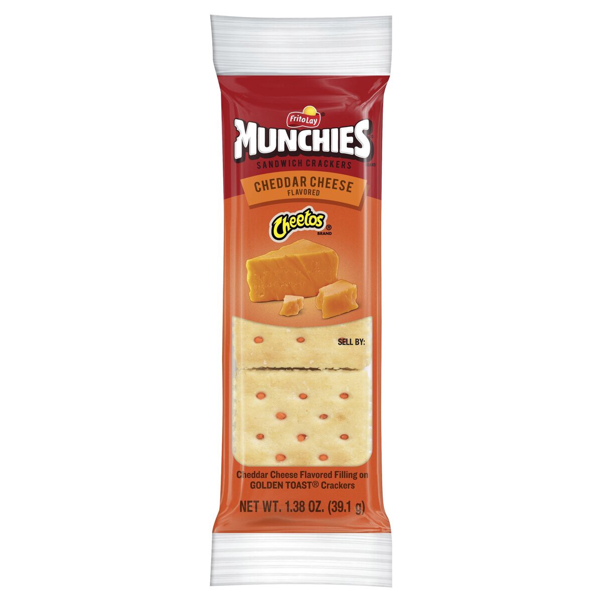 slide 1 of 7, Munchies Sandwich Crackers, 1.38 oz