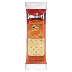 Munchies Sandwich Crackers, Cheetos Cheddar Cheese Flavored