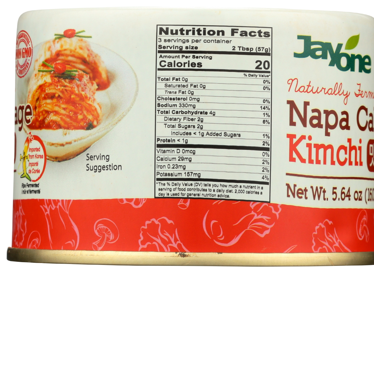 slide 2 of 2, Jayone Napa Cabbage Kimchi 5.64 oz, 5.64 oz