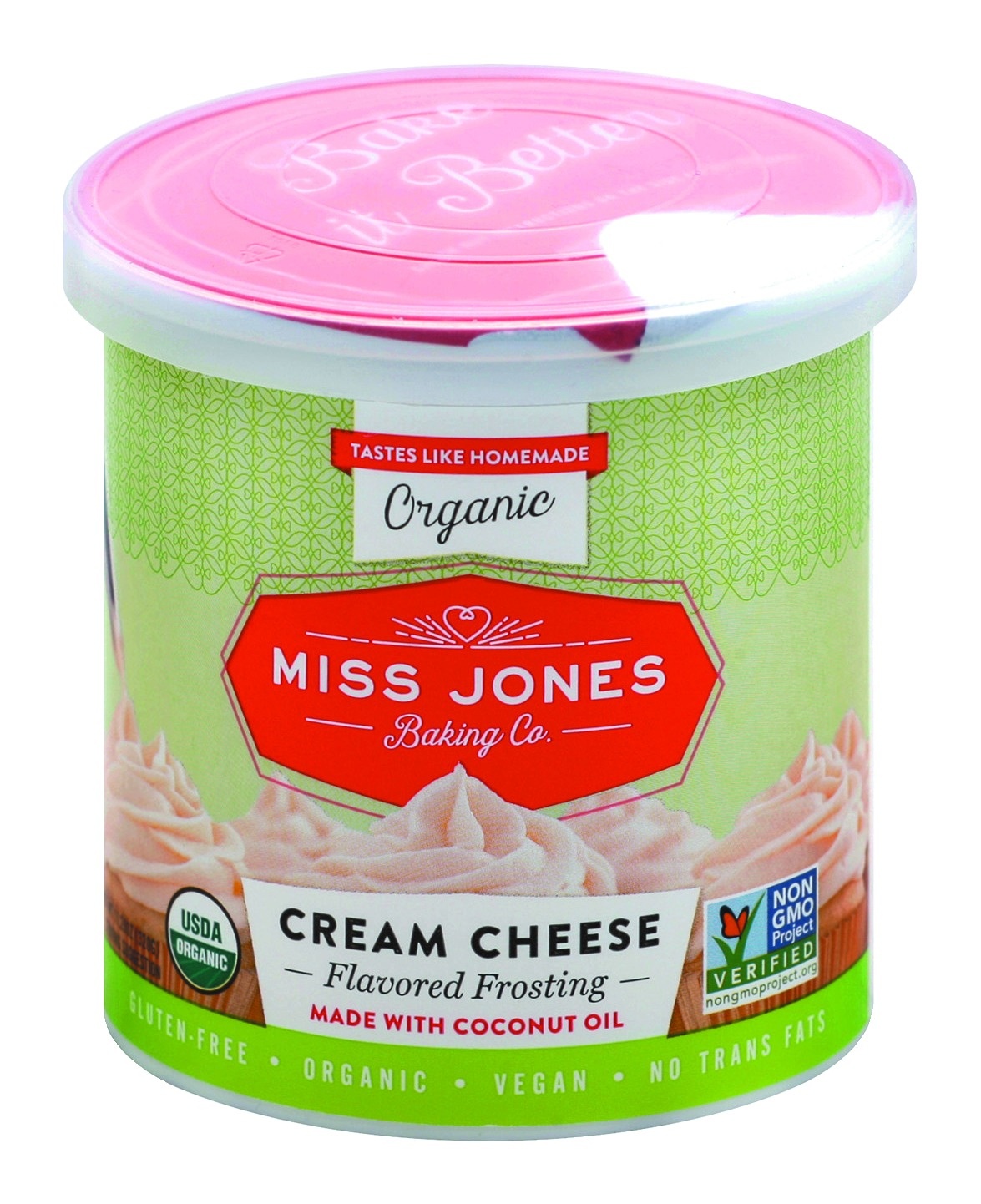 slide 1 of 1, Miss Jone's Organic Cream Cheese Frosting, 11.29 oz