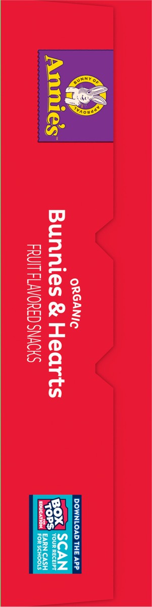 slide 10 of 15, ANNIES ORGANIC FRUIT SNACKS STRAWBERRY BUNNY & HEARTS, 15.4 oz