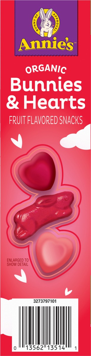 slide 9 of 15, ANNIES ORGANIC FRUIT SNACKS STRAWBERRY BUNNY & HEARTS, 15.4 oz