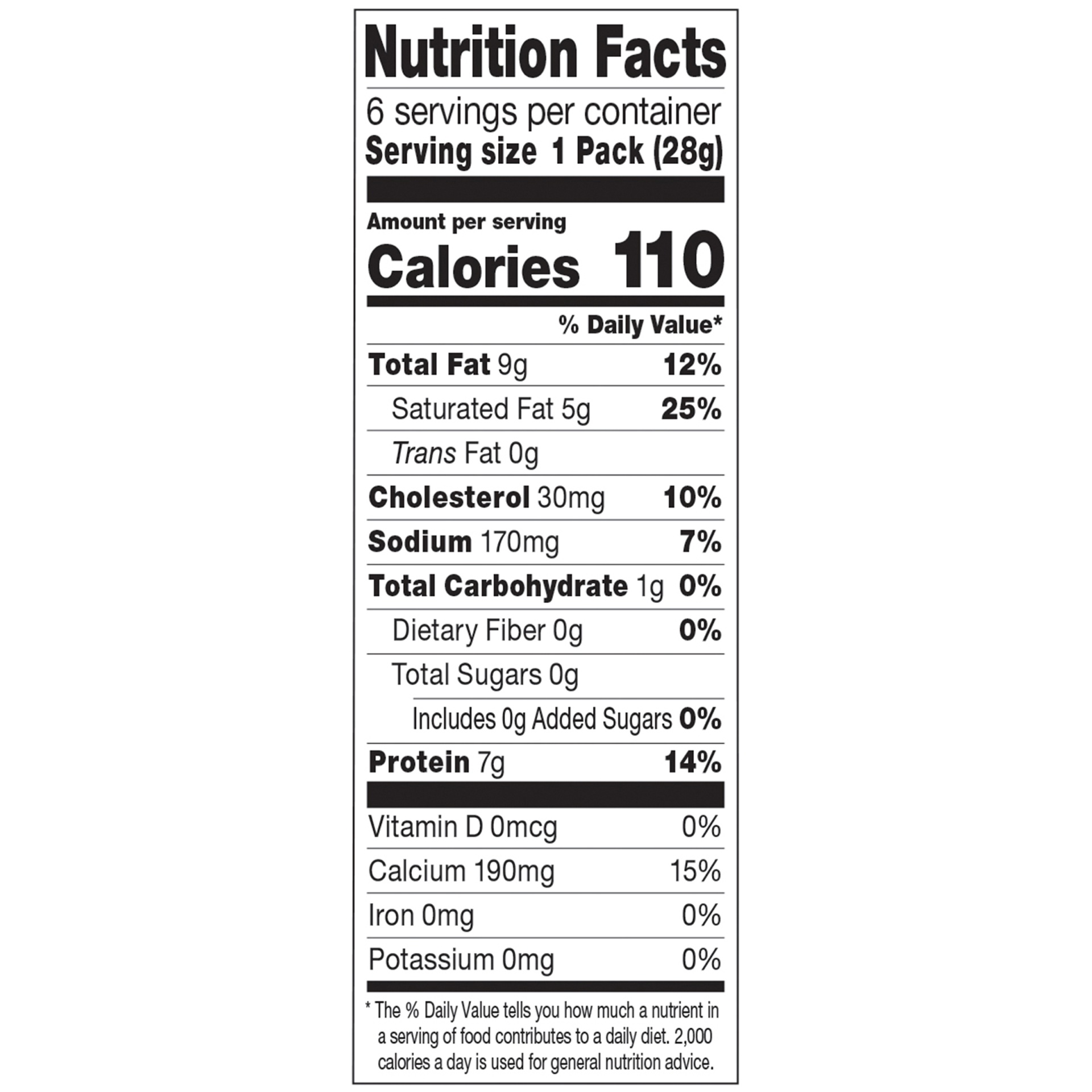 slide 3 of 4, Crystal Farms Nibblers Marble Jack Cheese Cubes 6-1 Oz. Packs, 6 oz