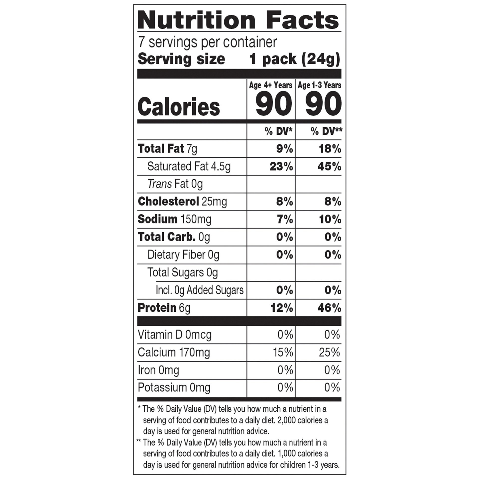 slide 3 of 4, Crystal Farms Little Nibblers Marble Jack Cheese Nuggets 7-0.85 Oz Packs, 6 oz