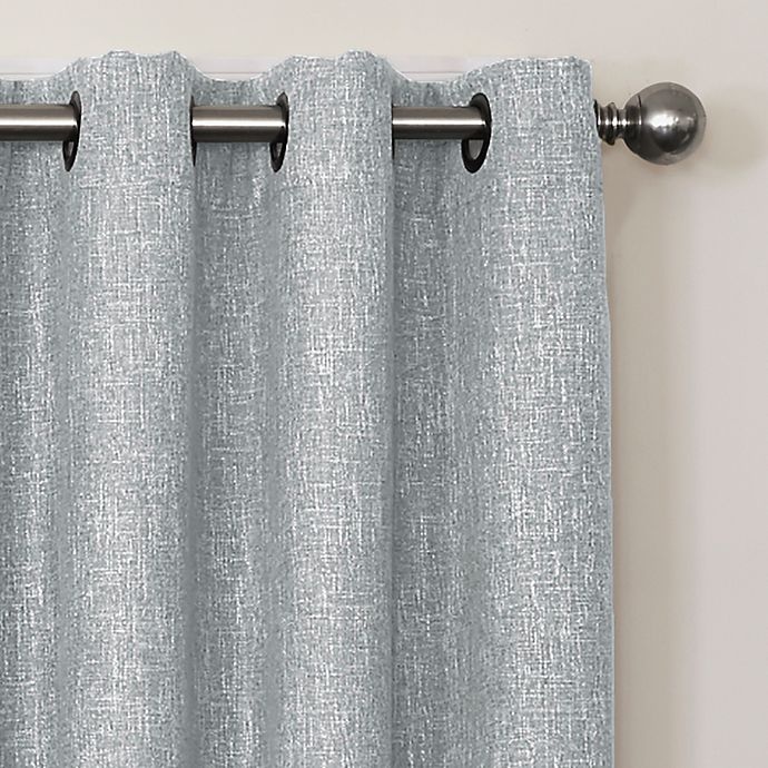 Quinn Grommet Top 100% Blackout Window Curtain Panel - Spa 120 in | Shipt