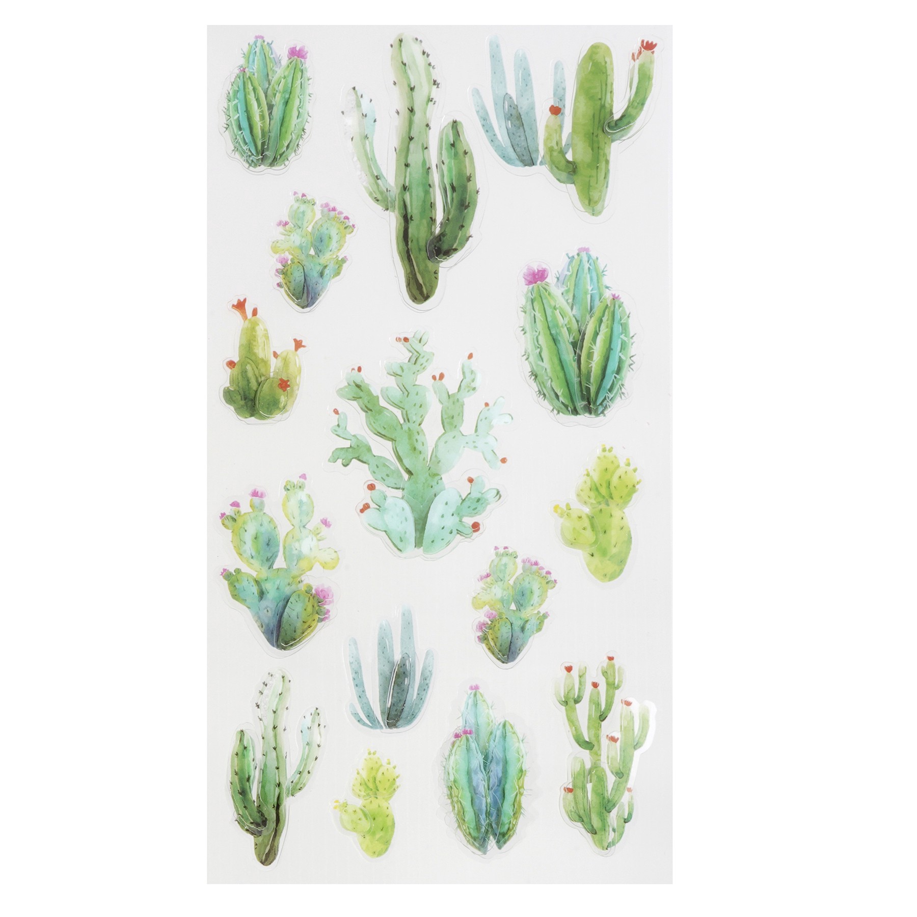 slide 3 of 5, Cactus Dimensional Stickers By Recollections, 4 in x 8.5 in