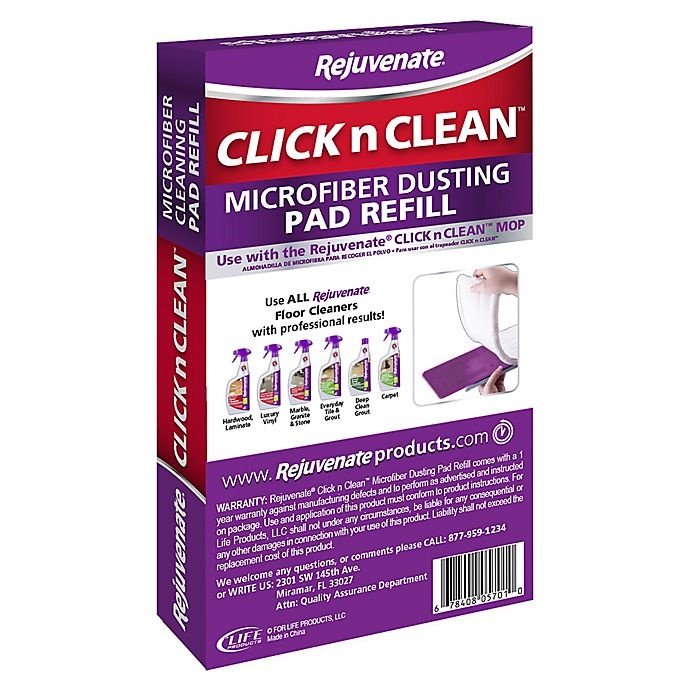 slide 2 of 4, Rejuvenate Click N Clean Dusting Pad Refill, 1 ct