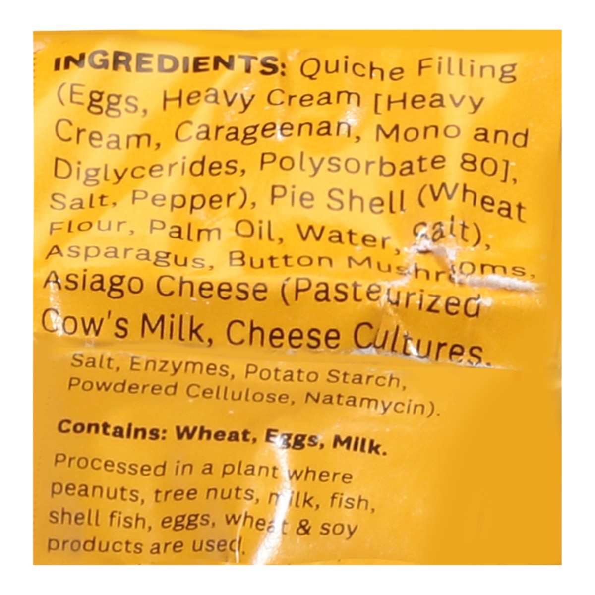 slide 11 of 14, Balducci's Asparagus Mushroom & Asiago Quiche Pie 28 oz, 28 oz