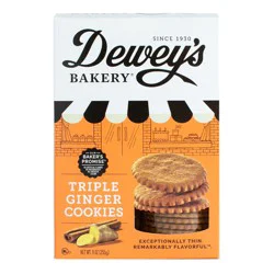 Dewey's Triple Ginger Thins Cookies