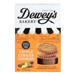 Dewey's Triple Ginger Thins Cookies