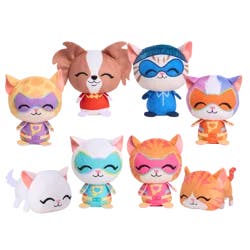 Disney Junior SuperKitties Mini Collectible Capsule Plush, Mystery 3.5-inch Stuffed Animal