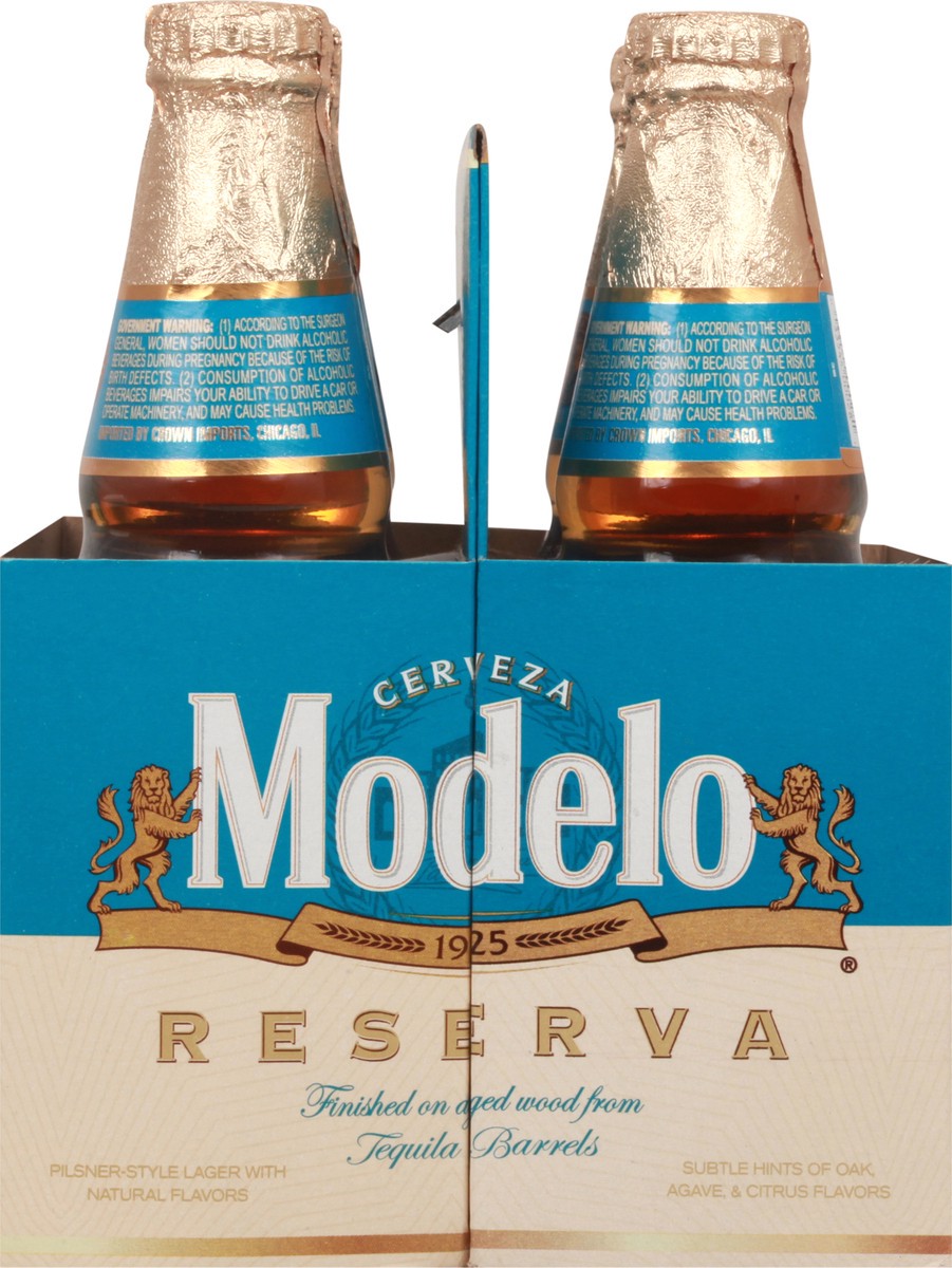 slide 8 of 9, Modelo Reserva Tequila Barrel Lager Mexican Beer, 6 pk 12 fl oz Bottles, 5.5% ABV, 72 fl oz