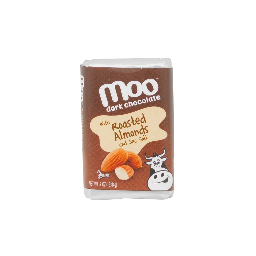 slide 1 of 1, Mini Moo Mlk Choc Almond Sea Salt, 0.07 oz