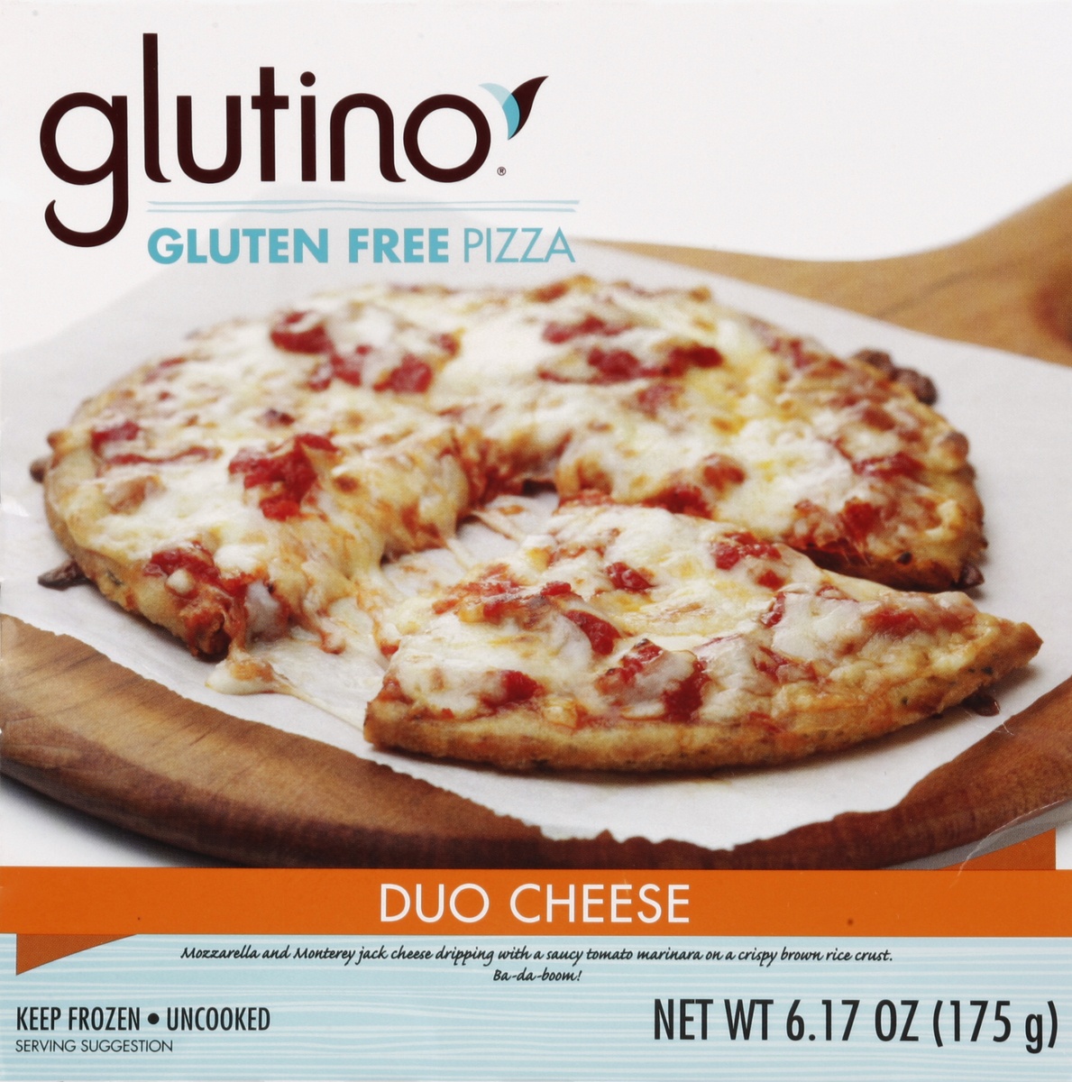 slide 4 of 4, Glutino Gluten Free Duo Cheese Pizza, 6.2 oz