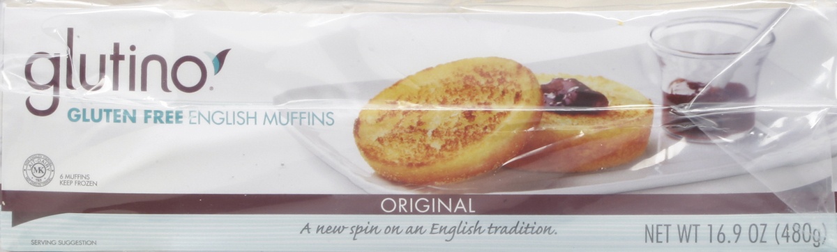 slide 5 of 5, Glutino Original English Muffins, 6 ct