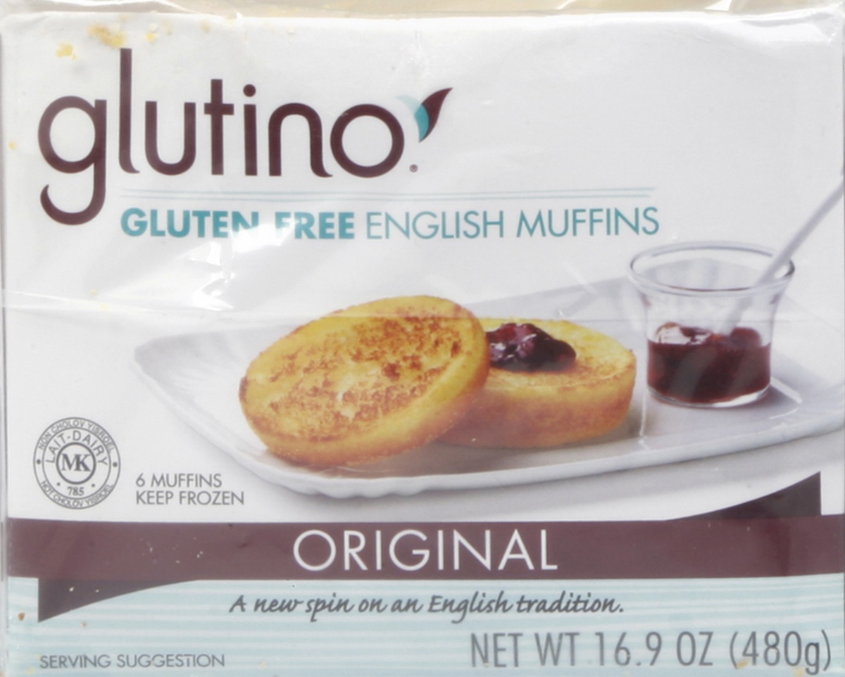slide 4 of 5, Glutino Original English Muffins, 6 ct