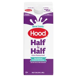 Hood Half & Half, 64 oz