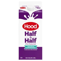 Hood Half & Half, 64 oz
