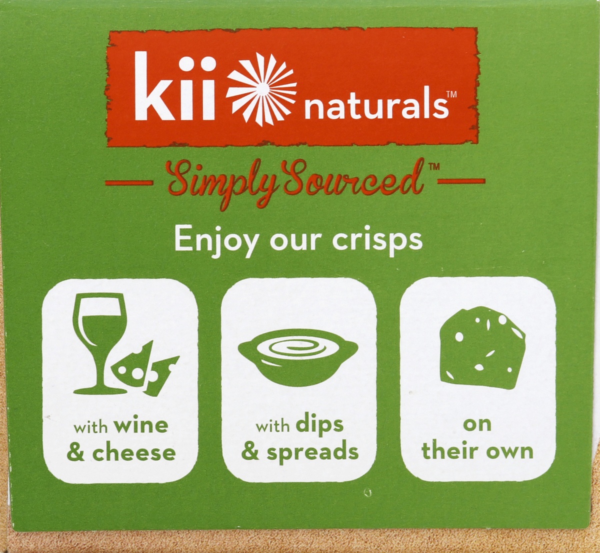 Kii Naturals Fig Black Sesame Crisps 5 Oz Shipt