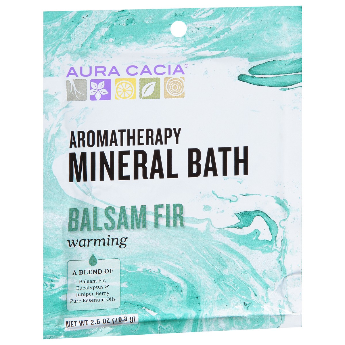 slide 7 of 9, Aura Cacia Warming Aromatherapy Balsam Fir Mineral Bath 2.5 oz, 2.5 oz