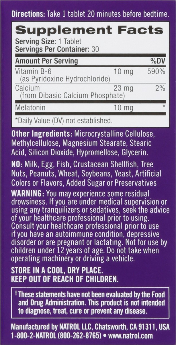 slide 5 of 9, Natrol Melatonin Advanced Sleep Tab, 1 ct